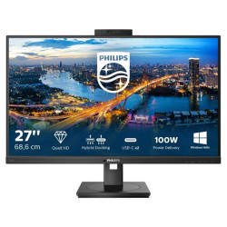 Philips 276B1JH LCD IPS/PLS 27" 2560 x 1440 4ms 300nitů 1000:1 75Hz  Repro Pivot USB-C Webcam Černá 