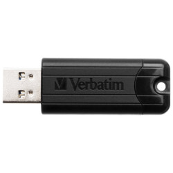 VERBATIM Flash disk Store 'n' Go PinStripe 256GB USB 3.0 černá