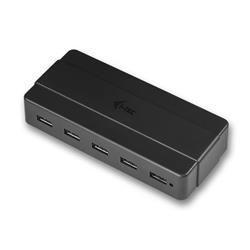 i-tec USB 3.0 HUB 7-port + napájecí adaptér, USB kabel 90cm