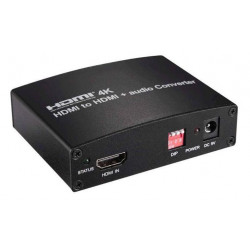 PremiumCord HDMI 4K Audio extractor s oddělením audia na stereo jack, SPDIF Toslink, RCA