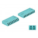 Optical Fiber Coupler HD LC Octuplex fem, Optical Fiber Coupler HD LC Octuplex fem