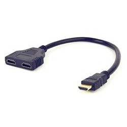 Gembird adaptér HDMI (M) na 2 x HDMI (F), kabel, pasivní rozdvojka