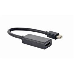 Gembird adaptér Mini DisplayPort (M) na HDMI (F), 4K, 0.15 m kabel, černý