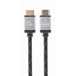 Gembird kabel HDMI High speed (M - M), série Select Plus, Ethernet, pozlacené konektory, 7.5 m