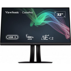 ViewSonic VP3256-4K ColorPRO LCD IPS 32"  3840×2160 5ms 350nitů 1000:1 60Hz USB-C repro,pivot,VESA