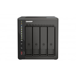 QNAP TS-453E-8G (4core 2,6GHz, 8GB RAM, 4x SATA, 2x M.2 NVMe slot, 2x HDMI 4K, 2x 2,5GbE, 4x USB)