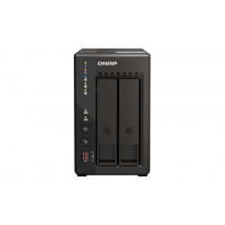 QNAP TS-253E-8G (4core 2,6GHz, 8GB RAM, 2x SATA, 2x M.2 NVMe slot, 2x HDMI 4K, 2x 2,5GbE, 4x USB)