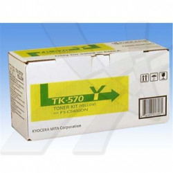 Kyocera originální toner TK570Y, yellow, 12000str., 1T02HGAEU0, Kyocera FS-C 5400DN, O