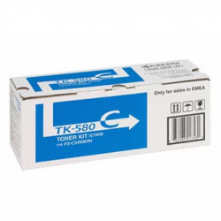 Kyocera originální toner TK580C, cyan, 2800str., 1T02KTCNL0, Kyocera FS- C5150DN, O