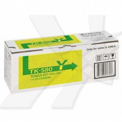 Kyocera originální toner TK580Y, yellow, 2800str., 1T02KTANL0, Kyocera FS- C5150DN, O