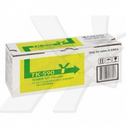 Kyocera originální toner TK590Y, yellow, 5000str., 1T02KVANL0, Kyocera FS-C 2026, 2126MFP, O