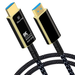 PremiumCord Ultra High Speed HDMI 2.1 optický fiber kabel 8K@60Hz,zlacené 10m