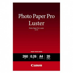 Canon Photo Paper Pro Luster, foto papír, lesklý, bílý, A4, 260 g m2, 20 ks, 6211B006, inkoustový