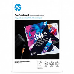 HP Professional Business paper, oboustranný papír, lesklý, bílý, A4, 180 g m2, 150 ks, 3VK91A, ink, laser, pagewide