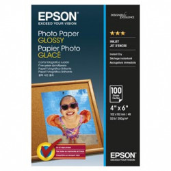 Epson Photo Paper, foto papír, lesklý, bílý, 10x15cm, 4x6", 200 g m2, 100 ks, C13S042548, inkoustový