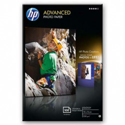 HP Advanced Glossy Photo Paper, foto papír, bez okrajů typ lesklý, zdokonalený typ bílý, 10x15cm, 4x6", 250 g m2, 100 ks, Q8692A, 