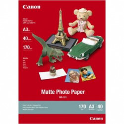 Canon Matte Photo Paper, foto papír, matný, MP-101 A3 typ bílý, A3, 170 g m2, 40 ks, 7981A008, inkoustový