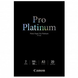 Canon Photo Paper Pro Platinum, foto papír, lesklý, bílý, A3, 300 g m2, 20 ks, PT-101 A3, inkoustový