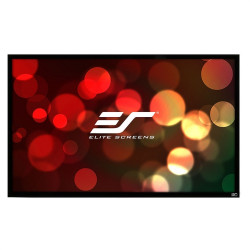 ELITE SCREENS plátno v pevném rámu 84" (213,4 cm) 4:3 127 x 170,2 cm Gain 1,1 rám černý 6 cm