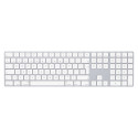 Apple Magic Keyboard s číselnou klávesnicí International English bílá