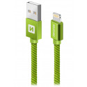 Swissten Datový Kabel Textile Usb Lightning 2,0 M Zelený