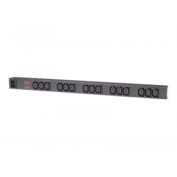 APC Basic Rack PDU Zero U - Pásek na rozvod silnoproudu (k montáži na regál) - AC 120 208 230 V - vstup: IEC 60320 C20 - výstupní konektory: 15 (IEC 60320 C13) - 0U - 2.5 m kabel - černá - pro P N: AR3106SP, SMX1000C, SMX1500RM2UC, SMX1500RM2UCNC, SMX750C, SMX750CNC, SRT5KRMXLW-TW