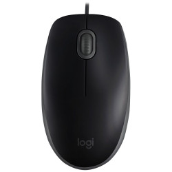 Logitech B110 Silent myš, Drátová USB, Optická, 1000 dpi, Černá ( 910-005508 )