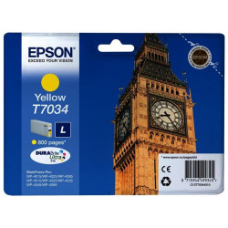 Epson inkoustová náplň C13T70344010 WP-4000 4500 800 stran Žlutá