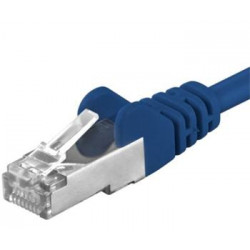 Premiumcord Patch kabel CAT6a S-FTP, RJ45-RJ45, AWG 26 7 1,5m, modrá