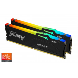 Kingston FURY Beast EXPO DDR5 32GB 5200MHz CL36 2x16GB RGB Black