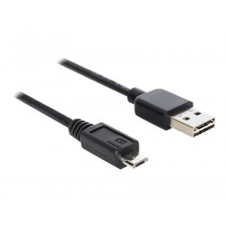 Delock EASY-USB - Kabel USB - Micro USB typ B (M) do USB (M) - USB 2.0 - 5 m - černá