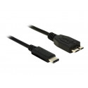 Delock - USB kabel - Micro-USB typu B (M) do USB-C (M) - USB 3.1 Gen 2 - 1 m - černá