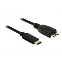 Delock - USB kabel - Micro-USB typu B (M) do USB-C (M) - USB 3.1 Gen 2 - 1 m - černá