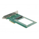 Delock - Řadič úložiště - 2.5" - 1 Kanál - NVMe - PCIe 4.0 x4