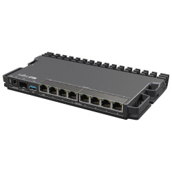 MikroTik RouterBOARD RB5009UPr+S+IN, 4x 1,4 GHz, 7x Gbit PoE LAN, 1x 2,5 Gbit PoE LAN, USB 3.0, SFP+, L5