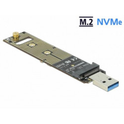 Delock Převodník pro SSD M.2 NVMe PCIe s USB 3.1 Gen 2