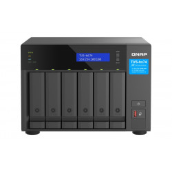 QNAP TVS-h674-i5-32G (6core 4,4GHz, ZFS, 32GB RAM, 6x SATA, 2x M.2 NVMe, 2x PCIe, 2x 2,5GbE, HDMI)