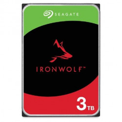 Seagate IronWolf, NAS HDD, 3TB, 3.5", SATAIII, 256MB cache, 5.400RPM