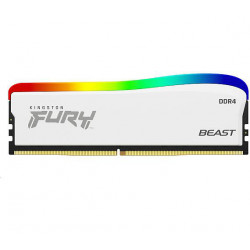 Kingston FURY Beast White DDR4 16GB 3600MHz CL17 1x16GB RGB White