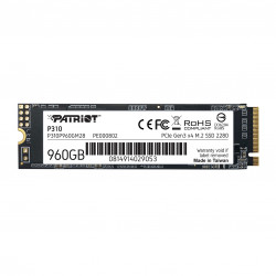 PATRIOT P310 SSD M.2 NVMe Černá 3R