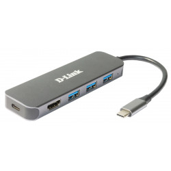 D-Link 5-in-1 USB-C Hub with HDMI Power Delivery