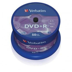 VERBATIM DVD+R AZO 4,7GB, 16x, spindle 50 ks