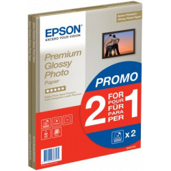 EPSON paper A4 - 255g m2 - 2x15sheets - photo premium glossy (2 for 1 PROMO)