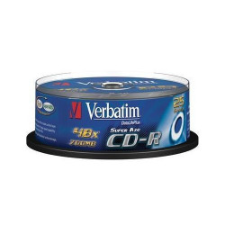 VERBATIM CD-R AZO 700MB, 52x, spindle 25 ks