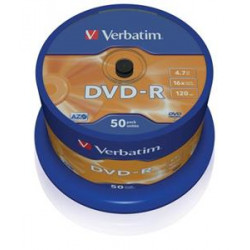 VERBATIM DVD-R AZO 4,7GB, 16x, spindle 50 ks