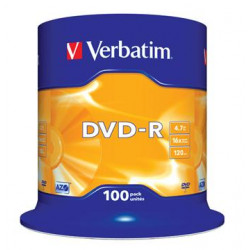 VERBATIM DVD-R AZO 4,7GB, 16x, spindle 100 ks