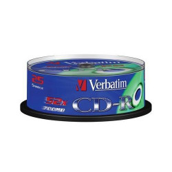 VERBATIM CD-R 700MB, 52x, spindle 25 ks