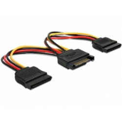 Power Adapter SATA 15-pin na 2xSATA 15-pin