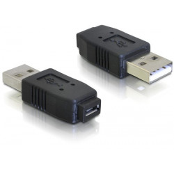 Delock redukce micro USB A+B samice na USB A samec