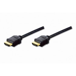 Digitus HDMI High Speed + Ethernet připojovací kabel, 2xstíněný, 3m 